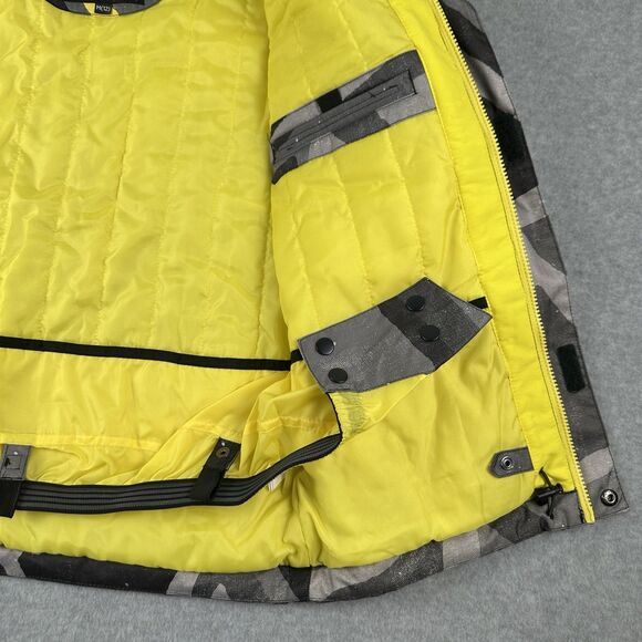 Quiksilver Dry Flight Tech 10K Snow Jacket Youth Boy Medium 12 Full Zip Ski - Picture 6 of 16